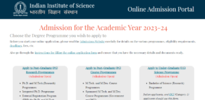 IISC Admission 2023, Application Form Active, Exam Date, Eligibility_40.1