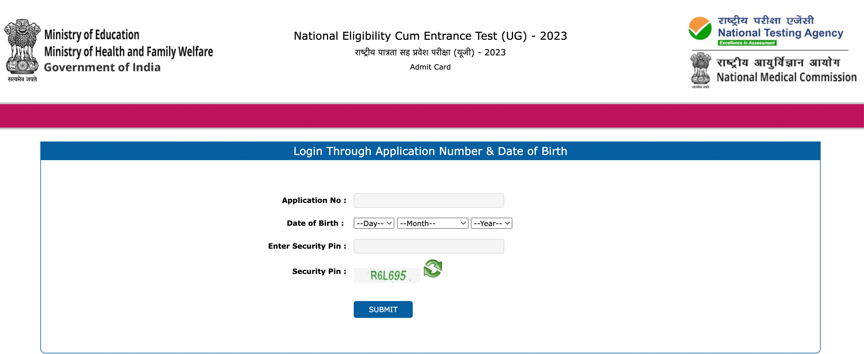 NEET Admit Card 2023 Out, NEET UG Hall Ticket Direct Link_50.1