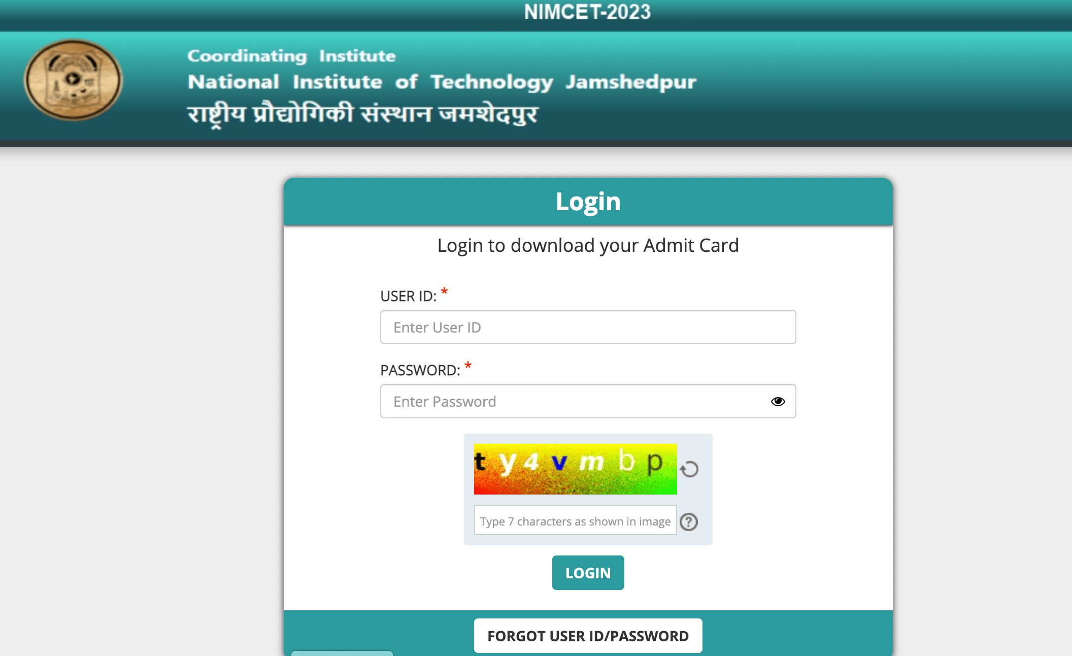NIMCET Admit Card 2023 Out, Download Link_5.1