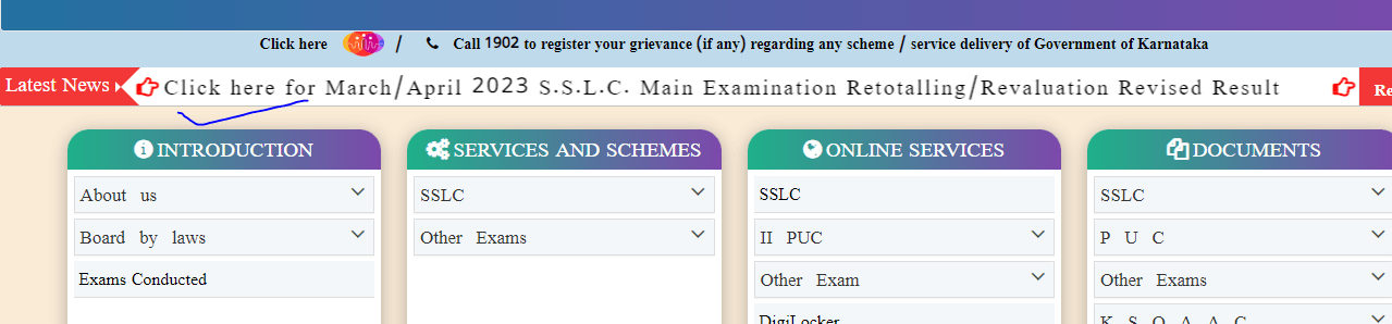 Karnataka SSLC Revaluation Result 2023 Out, Retotalling Result Link_3.1