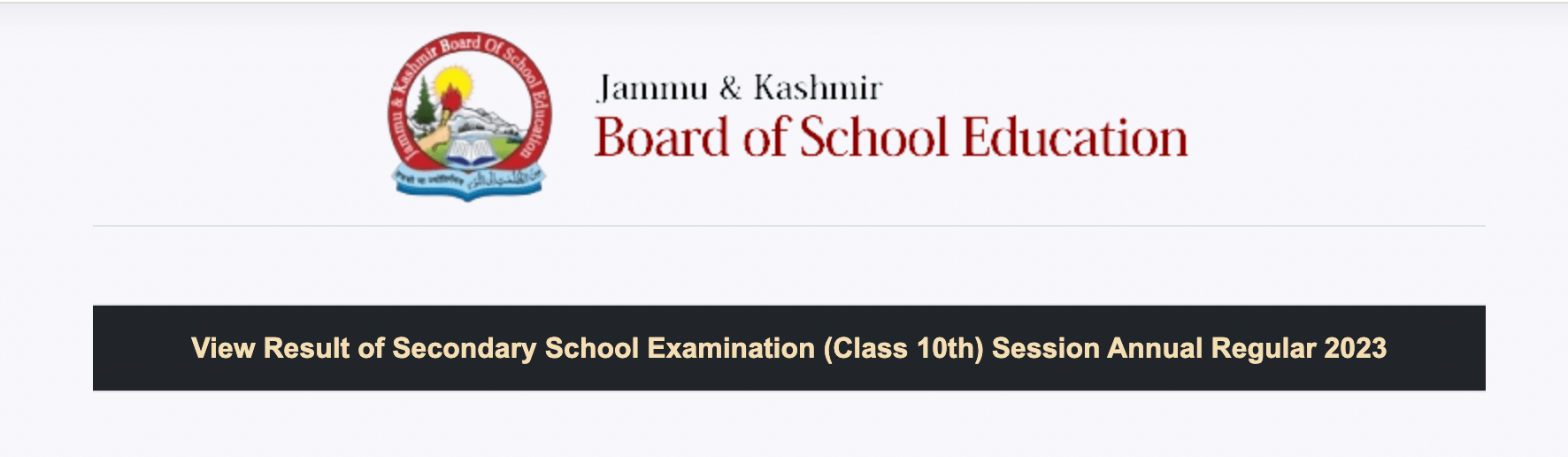 JKBOSE 10th Result 2023 Out, JK BOSE Class 10 Result Link Active_5.1