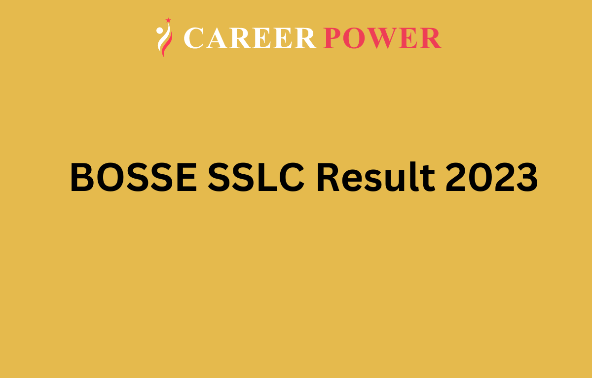 BOSSE SSLC Result 2023