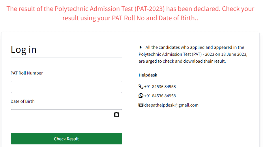 Assam PAT Result 2023 Out, Check Assam Polytechnic Result Here_4.1