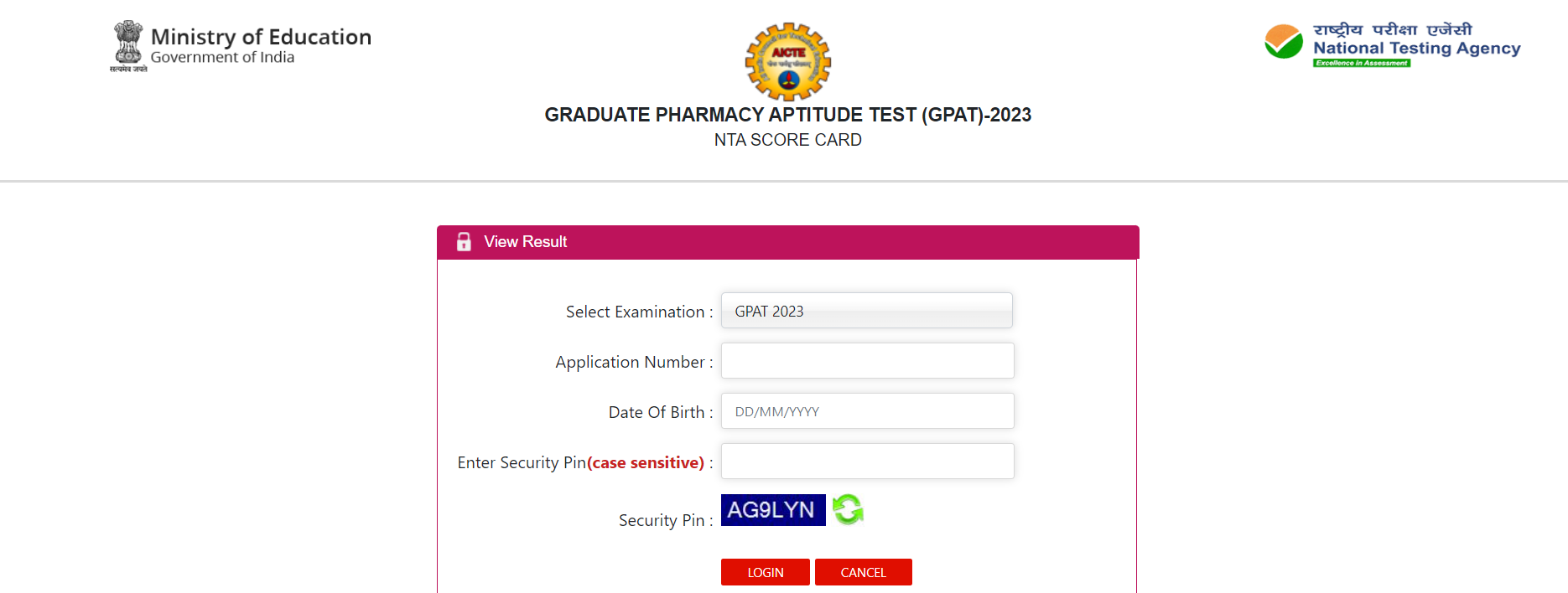 GPAT Result 2023 Out, GPAT Score Card Link_4.1