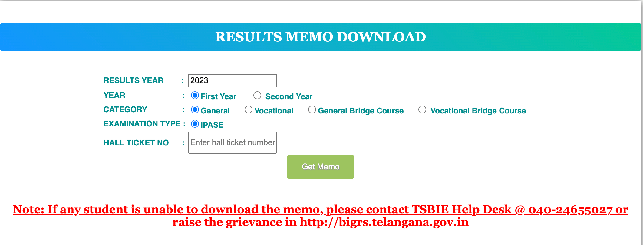 TS Inter Supplementary Results 2023 Out, TS Inter 1st and 2nd Year