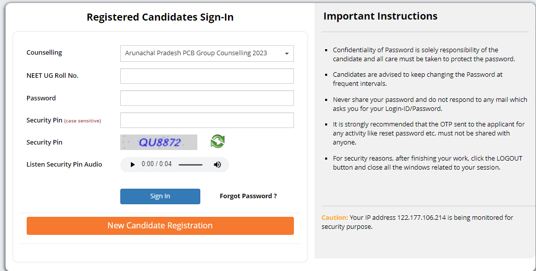 Arunachal Pradesh NEET UG Counselling 2023 Dates Out, Registration Started_5.1