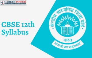 CBSE 12th Syllabus