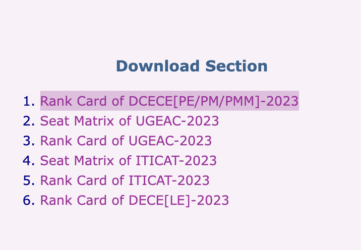 DCECE Result 2023 Out, BCECE Bihar Polytechnic Result Link_4.1