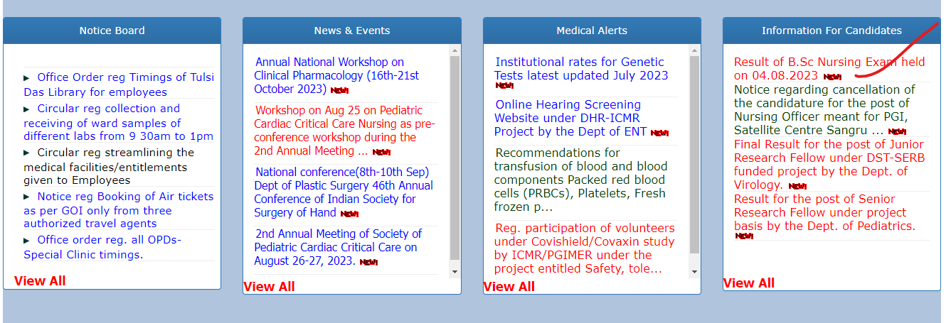 PGIMER BSc Nursing Result 2023 Out, Nursing Merit List PDF Link_4.1