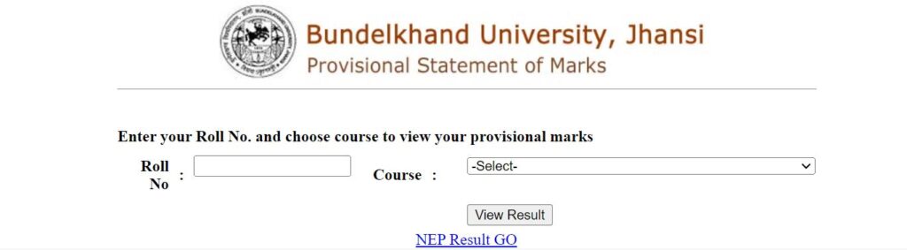 BU Jhansi Result 2023