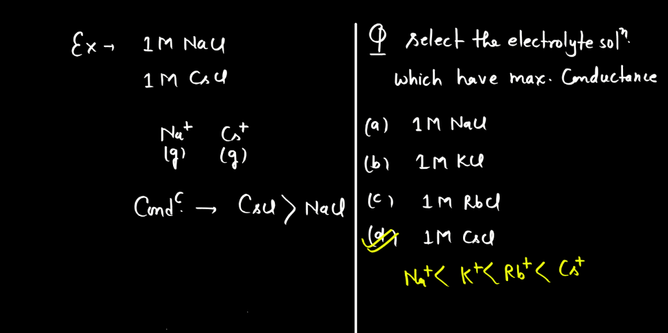 Electrochemistry - Conductance, Molar Conductance, Specific Conductance_11.1