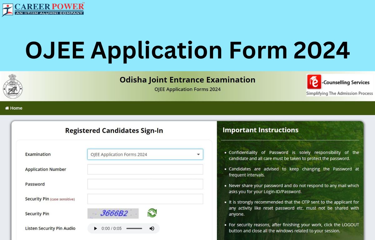 OJEE 2024 Application Form Out, Eligibility, Form Fee and Steps to Fill