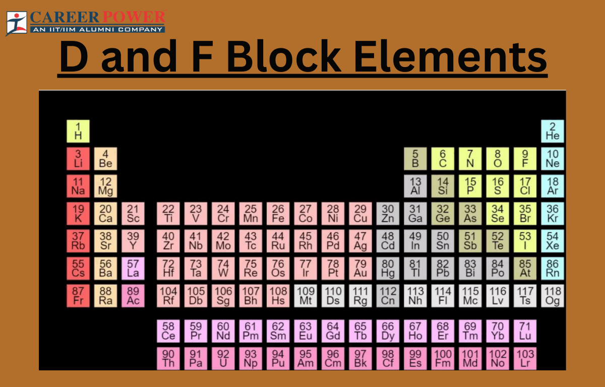 d and f block elements