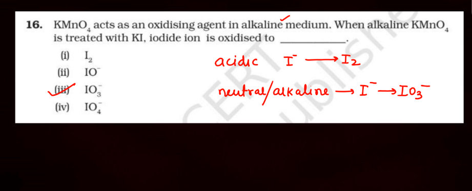 KMnO4 and K2Cr2O7 - Preparation, Physical and Chemical Properties_14.1