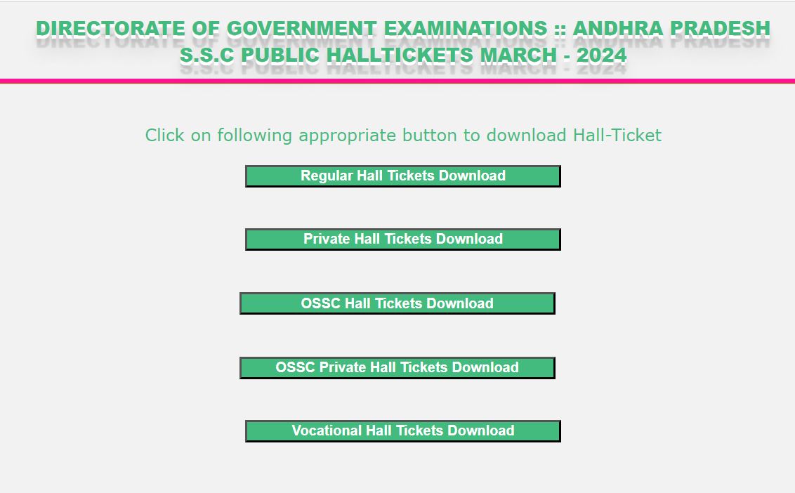 AP 10th Hall Ticket Download 2024 Link at bse.ap.gov.in, Exams from March 18_4.1