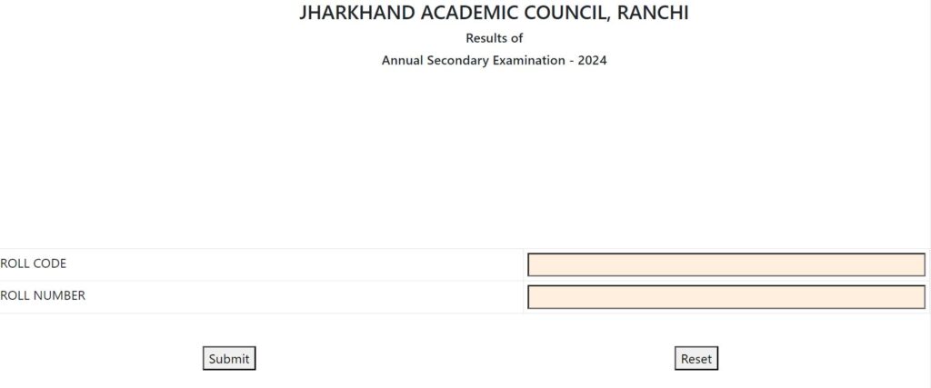JAC 10th Result