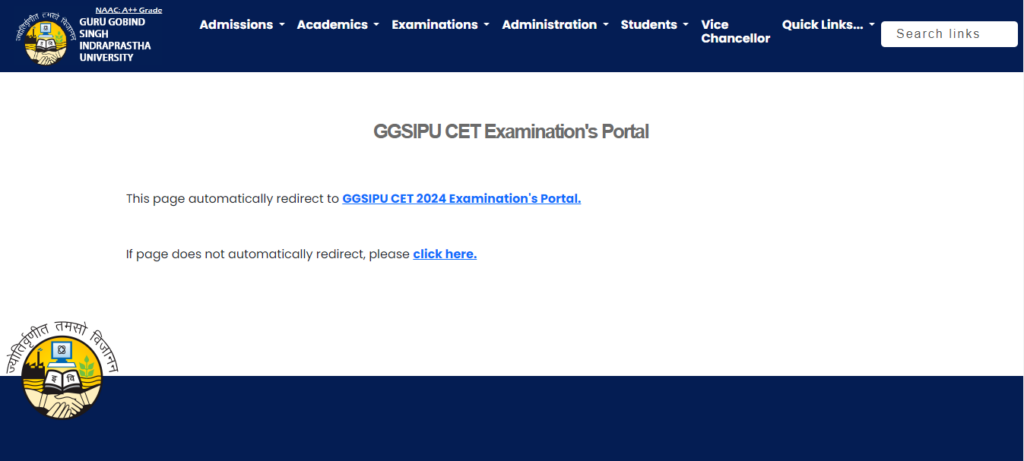 IPU CET 2024 Admit Card Step 2
