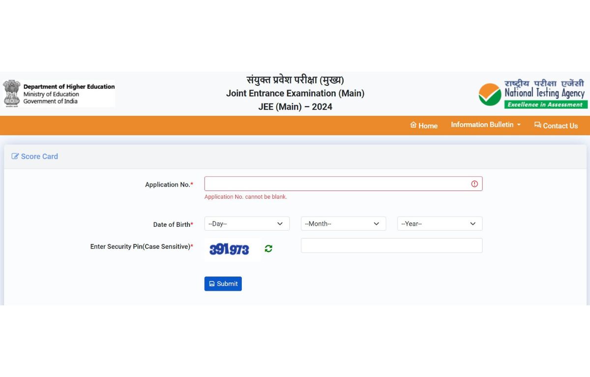 JEE Mains Session 2 Result 2024