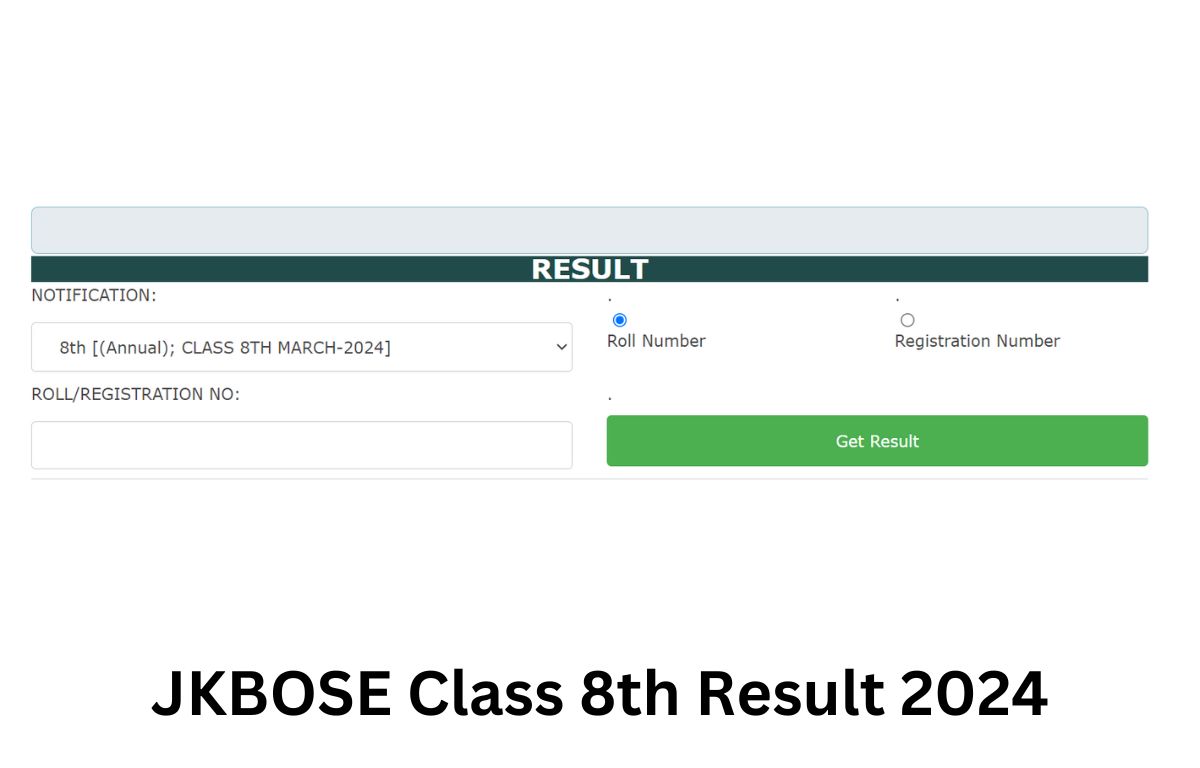JKBOSE Class 8th Result 2024