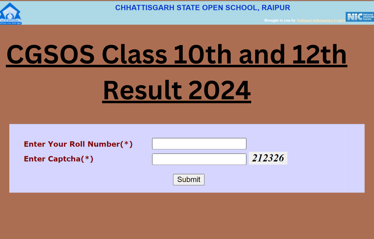 cgsos 10th 12th result