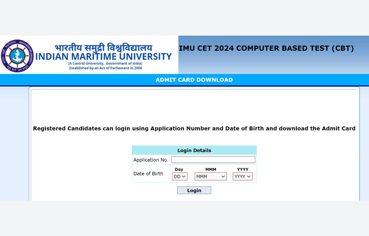 IMU CET Admit Card 2024 Released at www.imu.edu.in, Direct Download Link