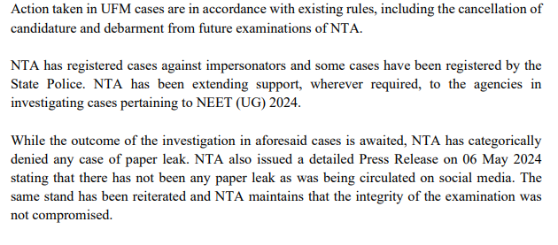NEET Result 2024 Clarification Given by NTA, Check Notice_9.1