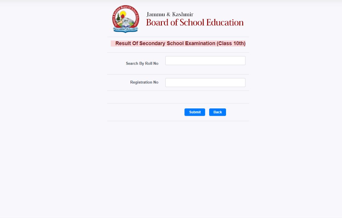 JK BOSE 10th Result 2024