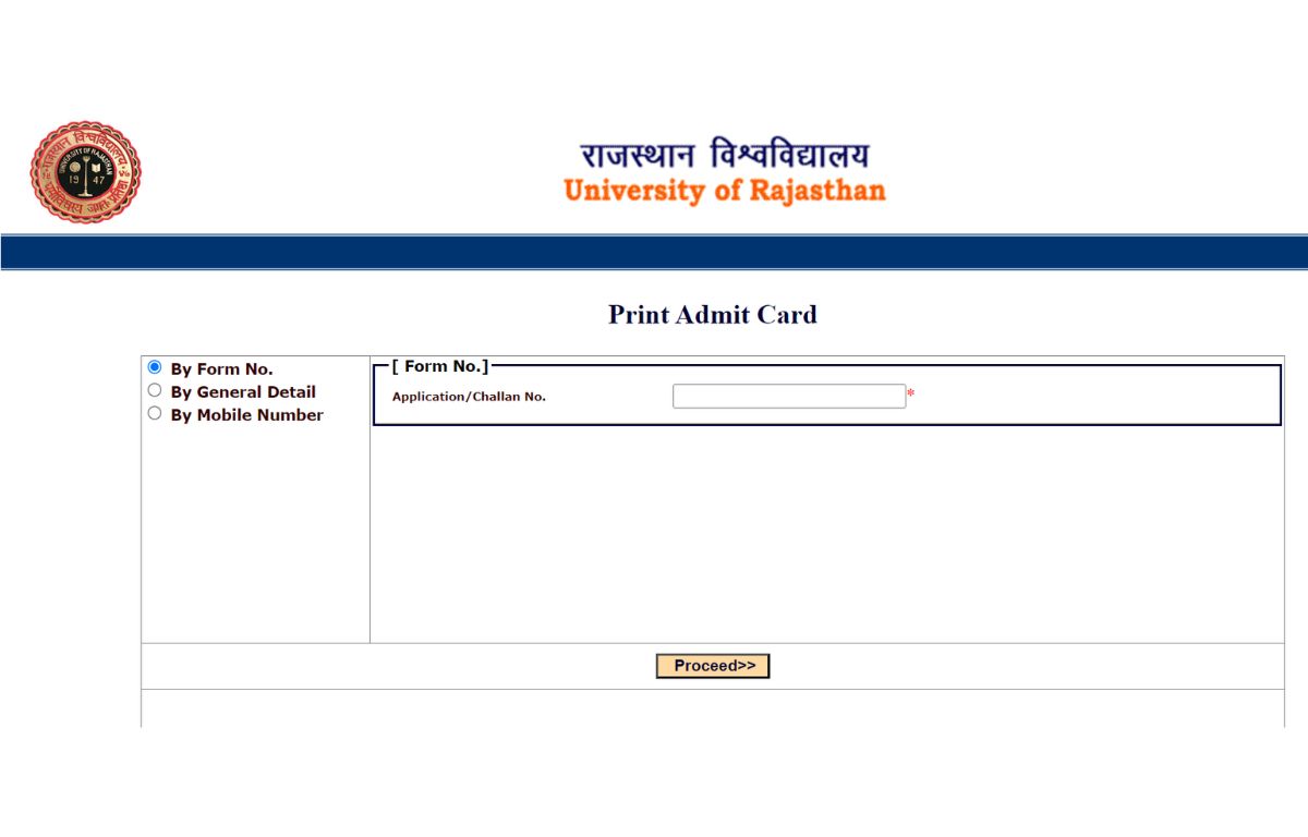 RULET Admit Card 2024