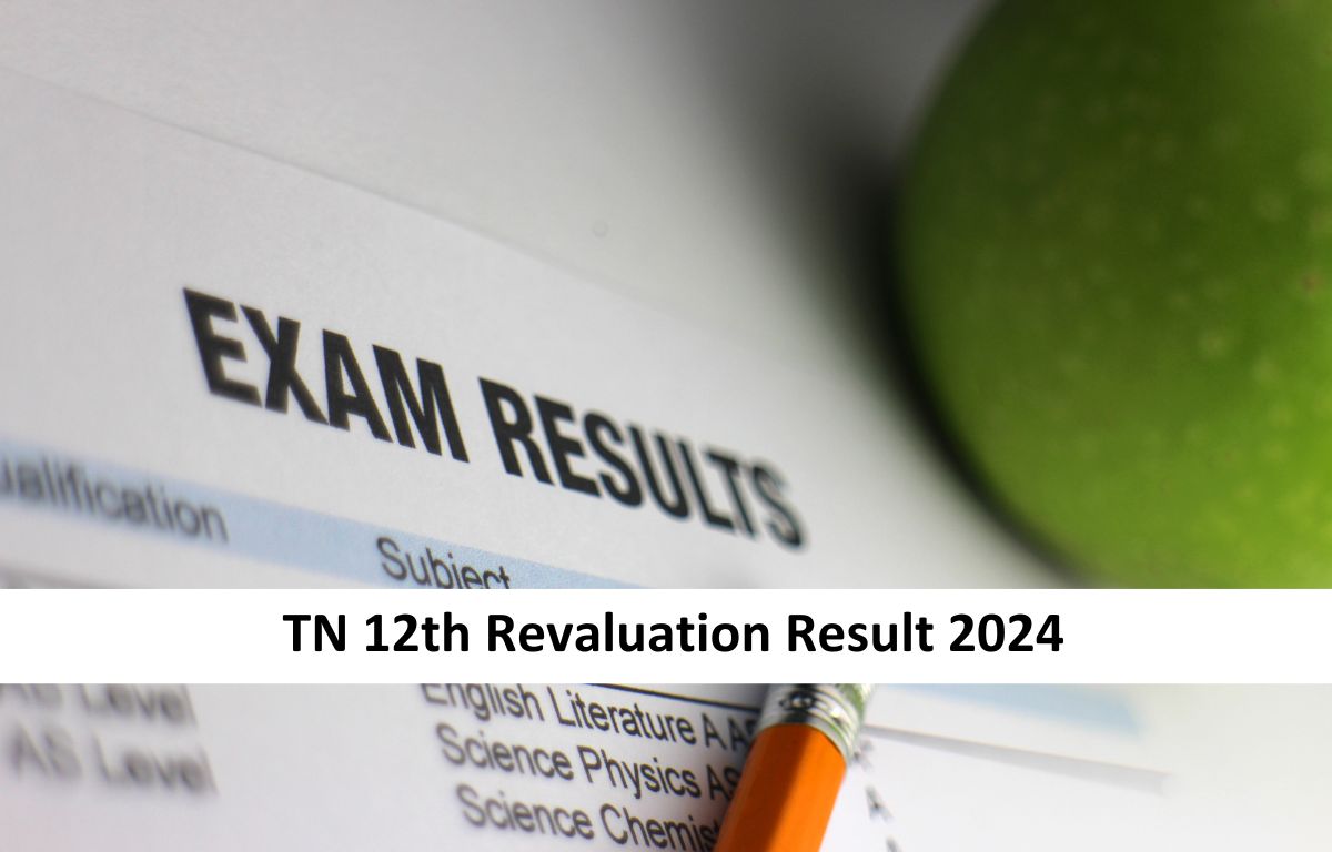 TN 12th Revaluation Result 2024 Out at dge.tn.gov.in