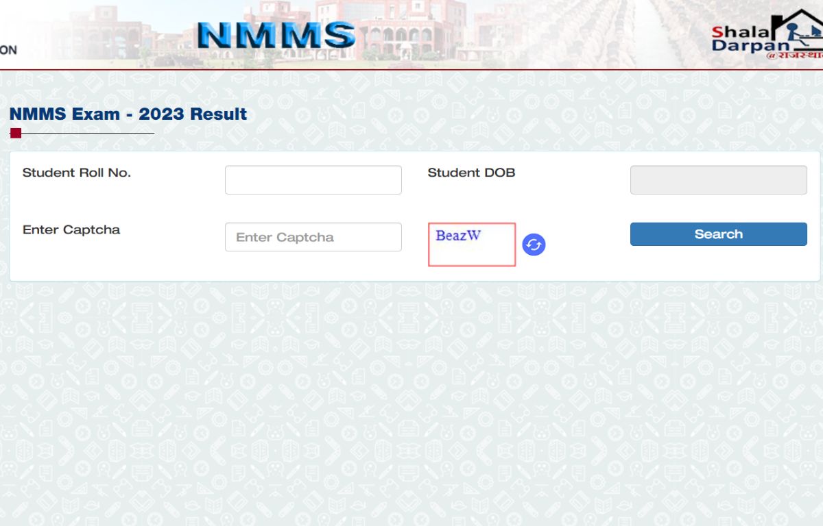 Rajasthan NMMS Result 2024 Out, Download PDF link at rajshaladarpan.nic.in