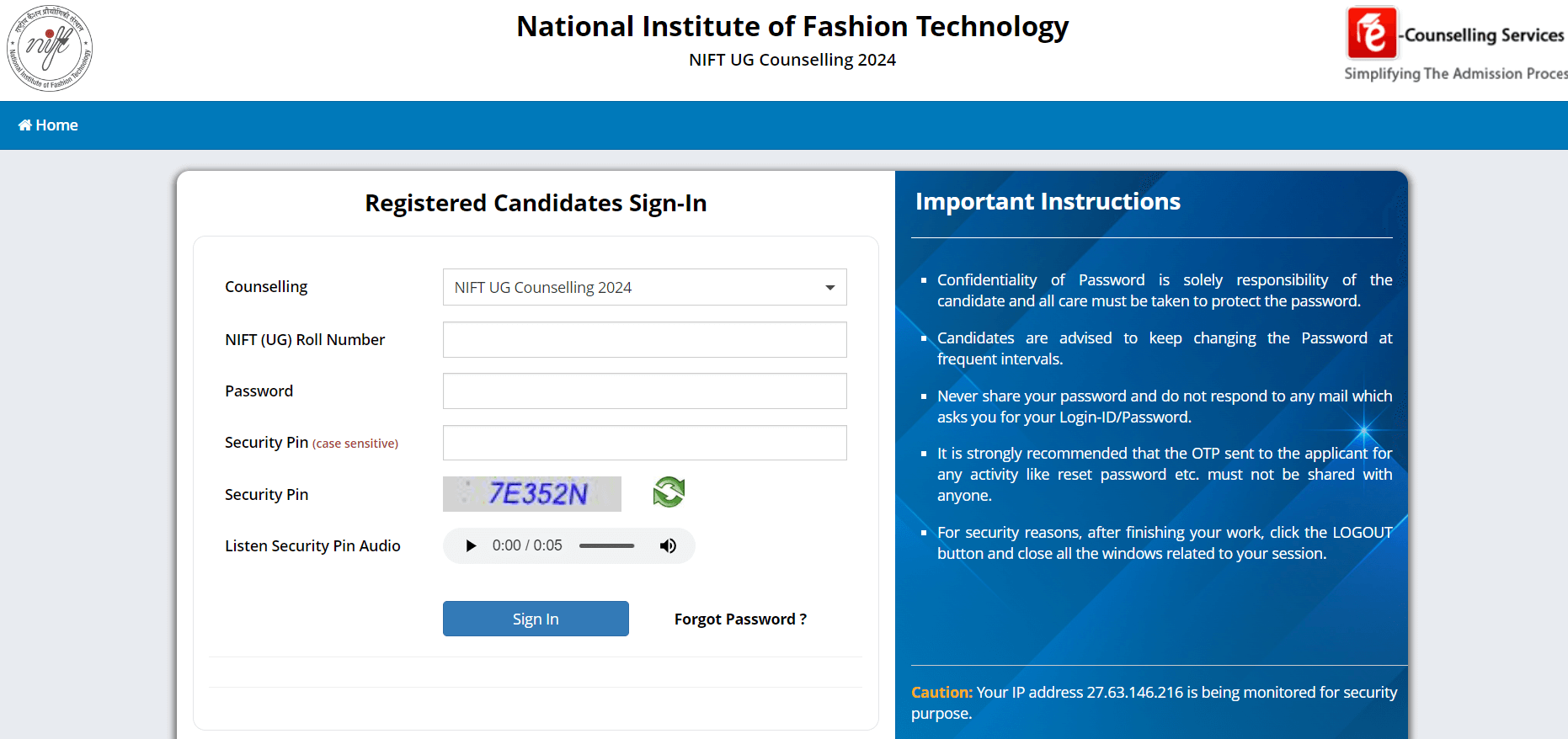 NIFT Seat Allotment Result 2024 Out, Round 2 Counselling Result Link_3.1