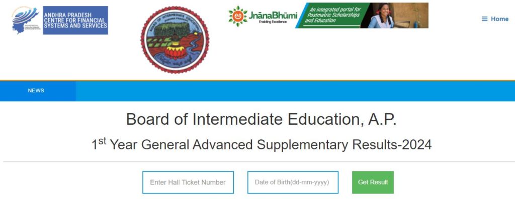 AP Inter Supplementary Results 2024 Out, 1st Year Supply Result Link Active_4.1