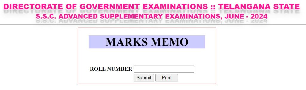 TS SSC Supply Result 2024