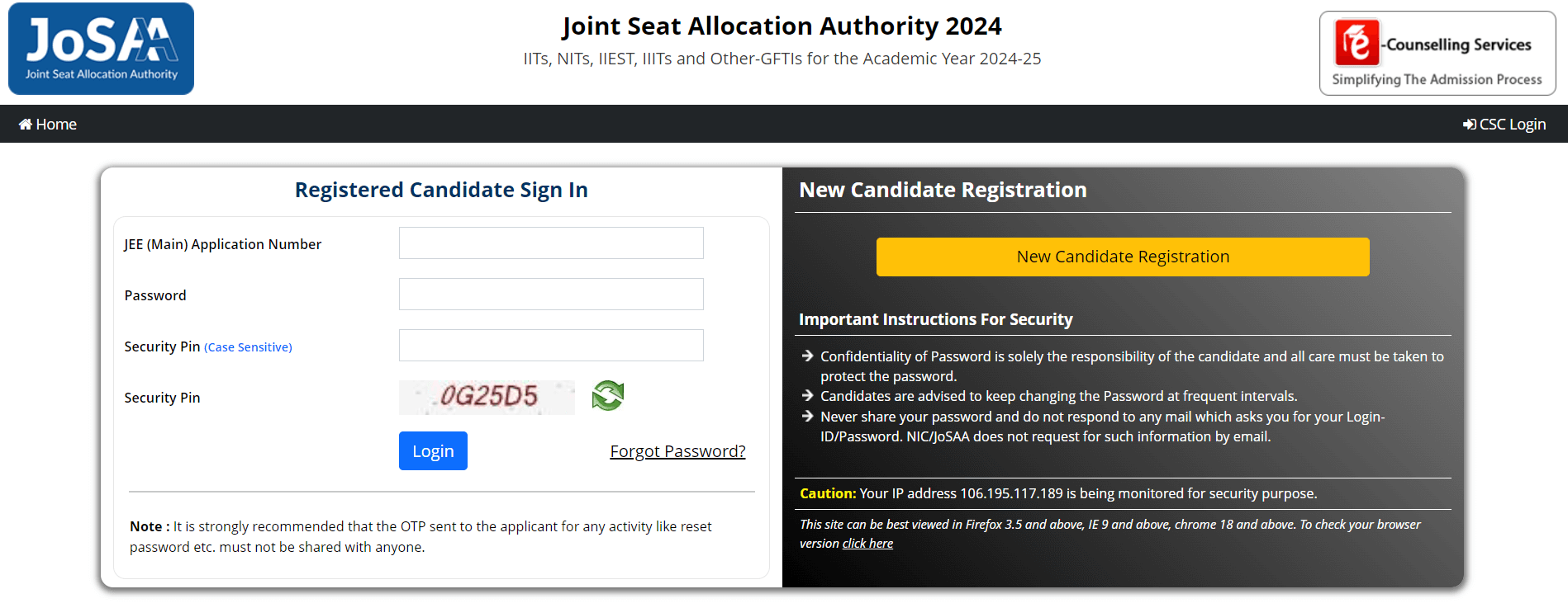 JoSAA Round 3 Seat Allotment Result 2024 Out, Download Link_3.1