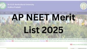 AP NEET Merit List 2025