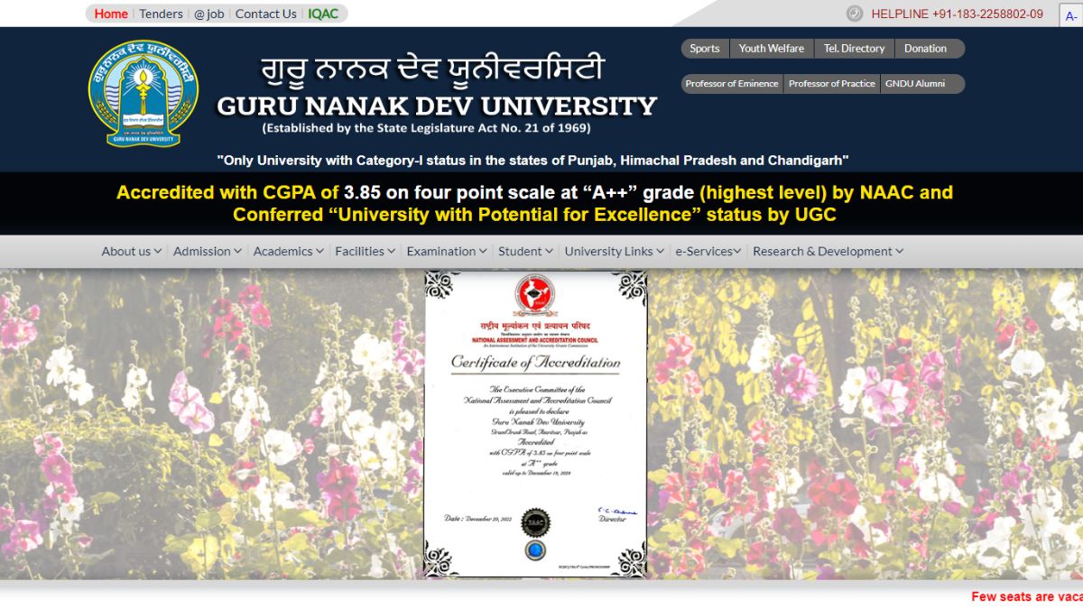 GNDU Result 2024