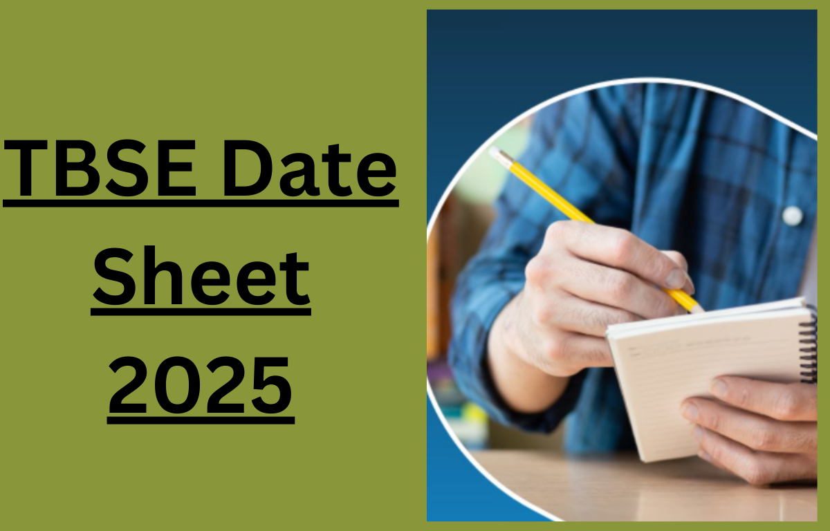 TBSE Exam Date sheet 2025
