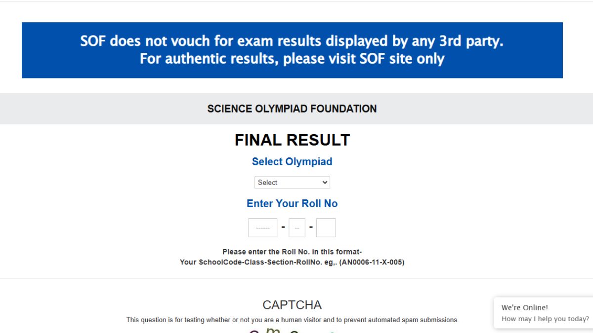 SOF IMO Result 2024-25