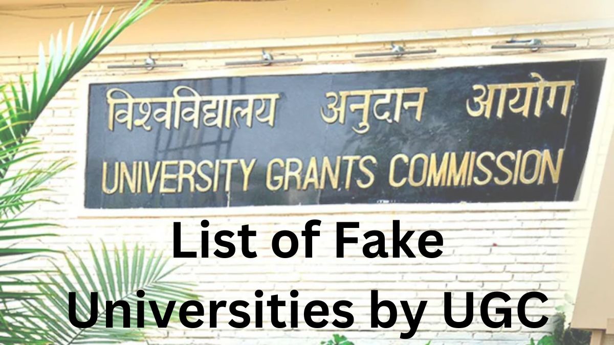 List of Fake Universities by UGC