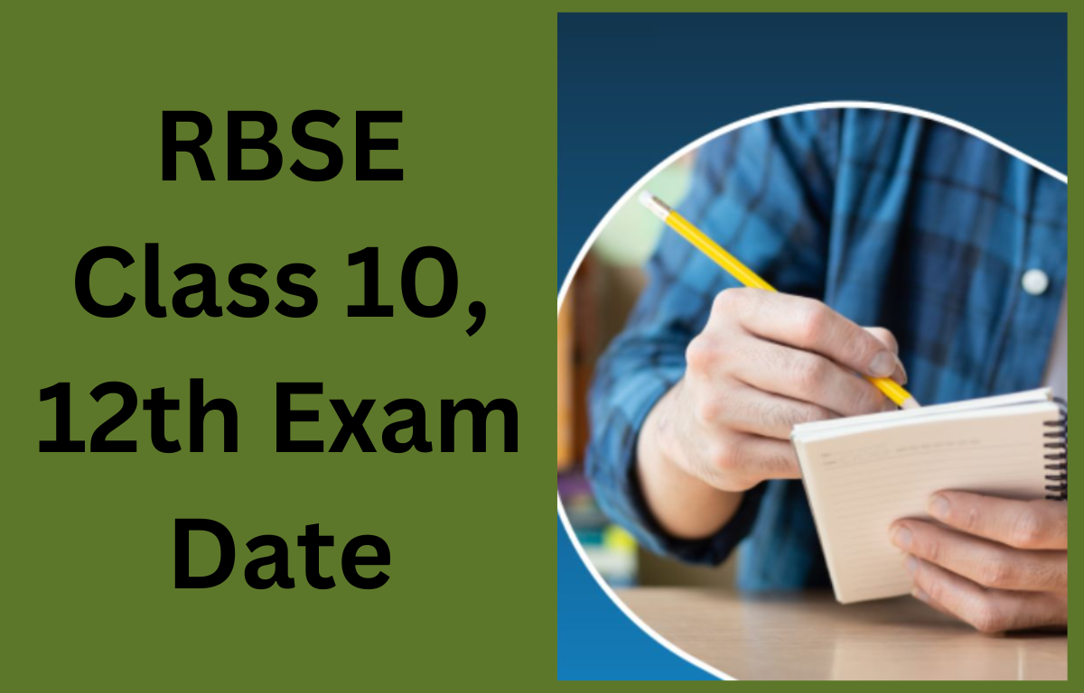 RBSE Class 10th, 12th Exam Date