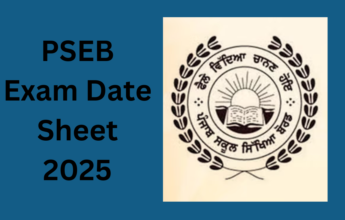 PSEB Exam Date Sheet