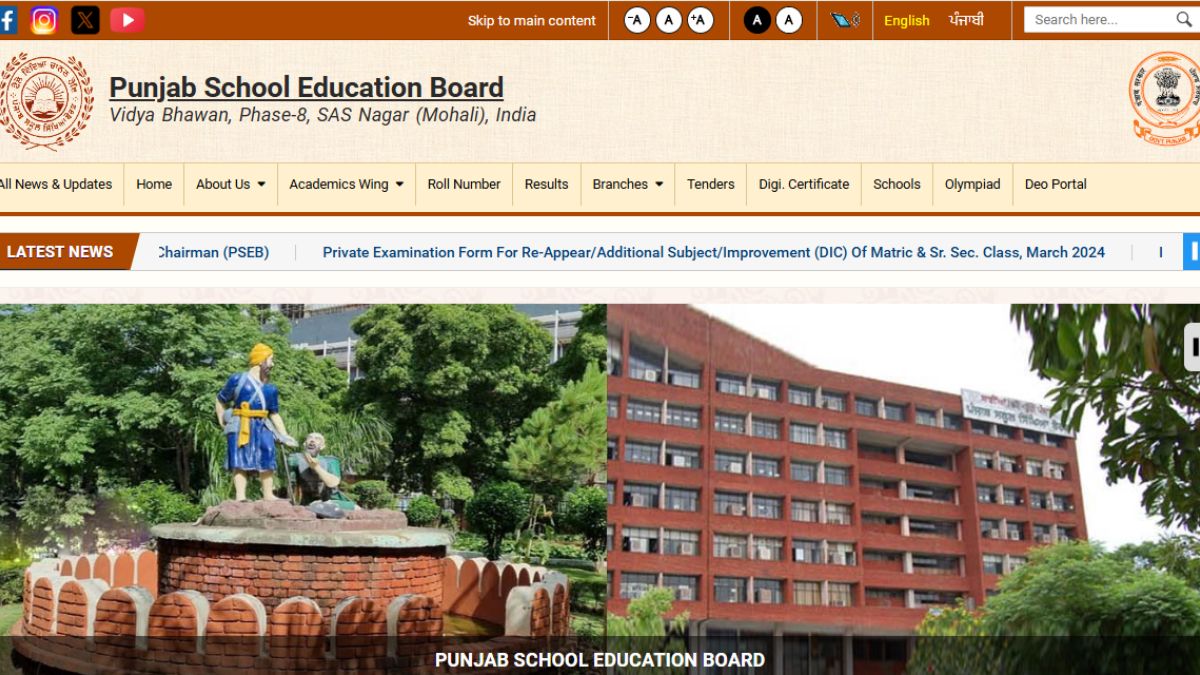 PSEB Date Sheet 2025