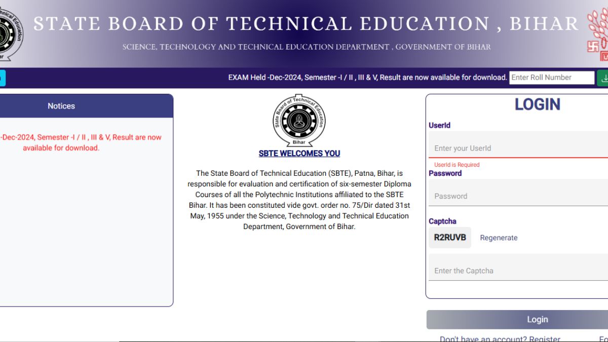 Bihar Diploma Result 2024-25 Out
