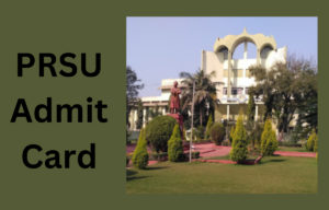 PRSU Admit Card