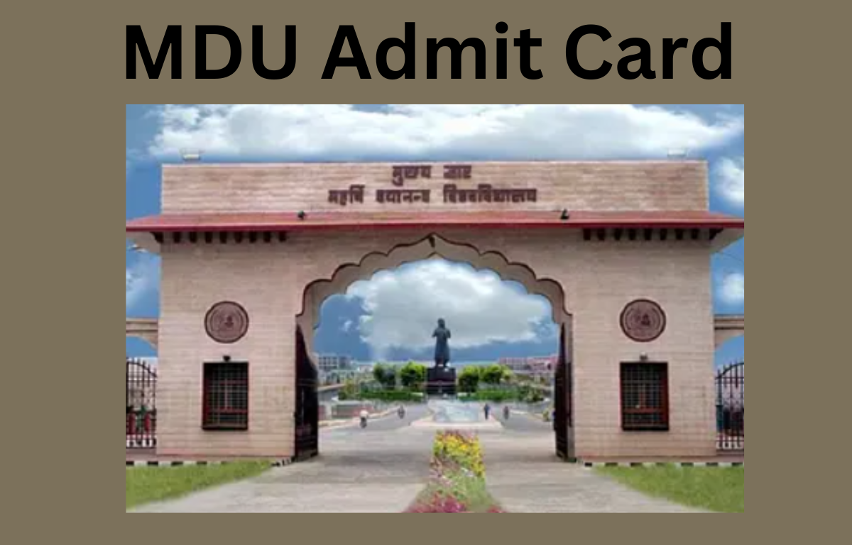 MDU admit card