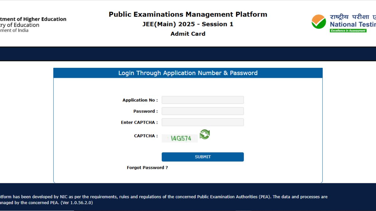 JEE Main 2025 Admit Card Out for January 28, 29 & 30 Exams