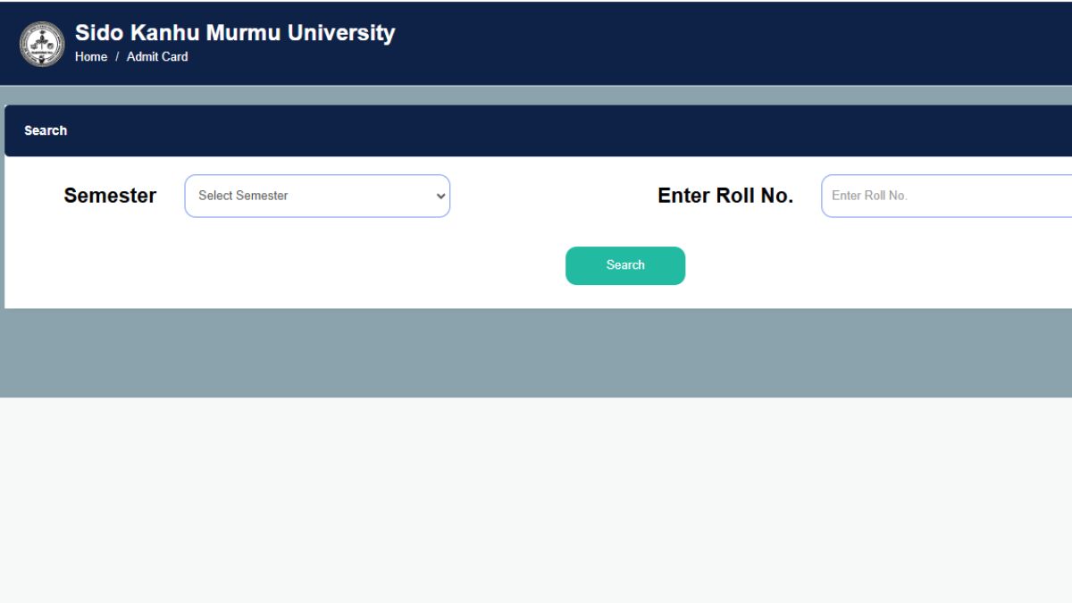 SKMU Admit Card 2025