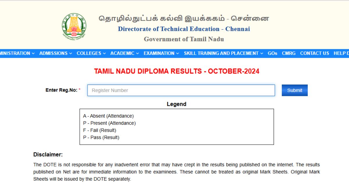 DoTE Result 2025