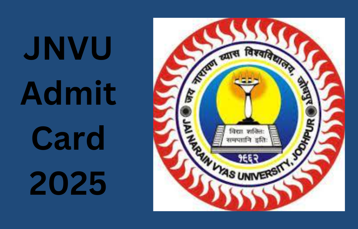 JNVU Admit Card 2025