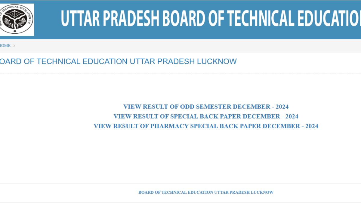 BTEUP Result 2025